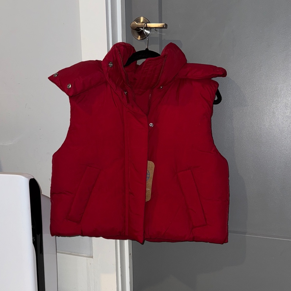 Gap Red Puffer Vest